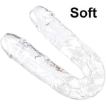 11.8 * 1.3 Inches Small Double Dildo Clear Jelly Realistic Anal Long Dildo Penis With Veins And Glans Adult Sex Toys For Women/Men/Lesbian