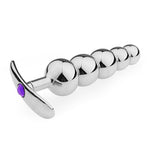 Metal Anal Opening Device Beads Anal Expansion Tool Metal Butt Plug Sex Toy