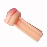 2 in 1 Male Masturbator with 3XLR Adapter Sex Machine Auto Thrusting 2 in 1 Pocket Pussy & Anus Sucking Cup Soft Fleshy Penis Training Masturbator for Men