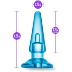 B Yours Basic Anal Plug - Tapered Tip For Easy Insertion - Base Anchors Plug Outside The Body - 4 Inch Length And 1.25" Width - May Be Used With Blush Cutey Vibe - Sex Toy For Adults