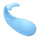 10 Modes Remote Wearable Jump Egg Dolphin Shape Female Vibrator- Silicone Clitoal Vibrator G Spot Vibrator with Heating Adult Sex Toy for Women Man (Blue)