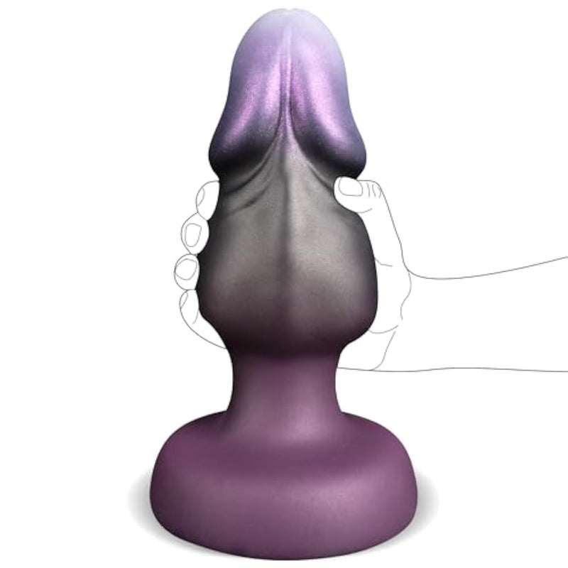 6.3" Large Butt Plug Fantasy Buttplug With Strong Suction Cup, Big Xl Huge Butt Plugs Realistic Anal Plug, Silicone Short Thick Dildo Alien Dildo For Anal Prostate, Soft Adult Sex Toys For Men Women