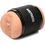 Mistress Double Shot Pussy & Ass Stroker Masturbator Made With Realistic Bioskin? For Men & Couples. Textured Inner Tunnel For Stimulation With Realistic Anus & Vagina - Medium