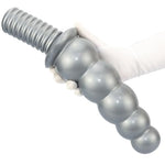 Huge Anal Beads Butt Plug, Long Anal Dildo with 5 Gradual Large Beads, Soft Flexible Long Anal Plug with Handle, G-spot Dildos Prostate Massage Sex Toy for Men Women