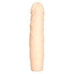 7 Function Waterproof Silicone Stud Woody Vibrating Dildo for Women, Ivory