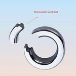 Metal Cock Ring Stainless Steel Heavy Penis Rings Chastity Device Locking Sperm Glans Ring For Enhance Male Long-Lasting Erection Ability Sex Toy. (S)