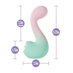 Blush Play With Me - Melody Silicone Dual Stimulator - Clitoral G-Spot Vibrator With Tongue Fluttering Functions – Platinum Cured Silicone - Waterproof & Rechargeable - Adult Sex Toy For Women - Pink