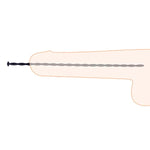 Silicone Urethral Sound, 4 Pcs Set Penis Plug Urethral Dilator With Multi Beads Masturbation Rod Stimulation For Male (Small)