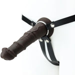 8" Realistic Horse Dildo & Harness Strap-On Set, Adjustable Soft Leather Belt,Removable Fantasy Dildo For G-Spot/Anal/Pegging Play,Adult Sex Toy For Women/Men/Lesbian (Fits Up To 51" Waist/35'' Thigh)