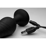 Lynx Silicone Vibrating Anal Plug w/Remote Control - Black