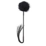 Sm Feather Tickle Sex Game Spanking Flirting Tassels Whip Paddle Fetish Sex Erotic Role Play Sex Toy For Couples (Black)