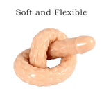 16.5 Inch Long Anal Butt Plug Sex Toy - Dragon Scale Dildo Butt Plug Anus Dilator Prostate Massage Long Anal Sex Toy With Strong Suction Cup For Men Women Lover (Skin)