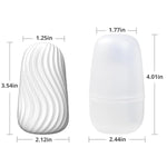 Egg Male Masturbator With Spiral And 3D Tunnel Texture Tpe Flexible Pocket Pussy With Storage Box Soft Male Stroker Reusable Blowjob Toy Adult Sex Toys For Men Penis Masturbation