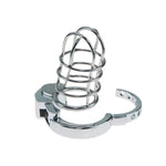 Hollow Chastity Cage With Concealed One-Touch Lock For Men,Adjustable 304 Stainless Steel Chastity Belt For Mens Sm Fetish Bondage Sex Toys