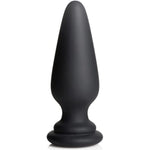 Snap-On Xl Anal Plug For Interchangeable Fox & Bunny Tails For Men & Women | Easy To Clean And Wear | Prostate Adult Sex Toy Stimulator | Premium Silicone Butt Plug, Black (Ag837-Xl)