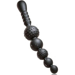 Anal Beads, Silicone Anal Butt Plug With Safe Handle And Particles G-Spot Massager For Men Women