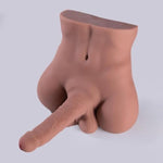 7.92Lb Realistic Sex Doll With Flexible Dildo Huge Cock, Sex Toys For Women&Men Sex Dolls For Women Tight Anal Hole 6In Cock Masturbation Toys, Unisex Masturbator Sex Toy For Women Men Gay (Wheat)