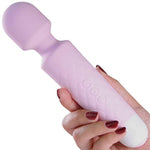 Rechargeable Wand Vibrator Hypoallergenic Silicone 20 Vibrational Patterns Sex Toy For Women Men Couples Clitoral Stimulation Penis Balls Nipples Versatile