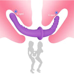 13 Inch Double Ended Dildos, Liquid Silicone Double Head Dildo Realistic G Spot Double Dong Penis Anal Vagina Prostate Massager With Two Different Head Side For Fetish Gay Lesbian