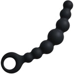 Silicone Anal Plug G-Spot Stimulator Anal Beads Prostate Massage Butt Plug Sex Toy,Anal Beads Silicone Anal Butt Plug With Safe Handle And Particles G-Spot Massager For Men Women(Style 2)