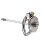 Inverted Chastity Cage Flat Metal Male Chastity Device Steel Cock Cage For Men Bdsm Bondage Negative Penis Cage Sex Toys For Couples (50Mm/2In)