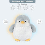 Heatable & Coolable Penguin Plush, Microwavable Heating Pad Stuffed Animal For Soothing & Relaxation, Cute Stuffed Penguins Toy, Penguin Gifts For Girls & Boys