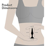 Silicone Anal Butt Plug 4.5'', Adult Sex Toy, Classic Sex Toy, Black