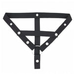 Chastity Belt For Use With Male Cock Cage Sm Sex Toys Adjustable Chasity Strap With A Width Of 0.98In Has A Metal Ring With A Diameter Of 1.7In Bondage Gear Accessories (D,Black)