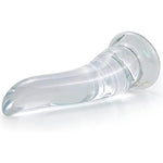Transparent Anal Plug For Male Female,Anal Toy With Strong Suction Cup G-Spot Stimulate Sex Toy With Powerful Suction Cup For Beginner Advanced (S)