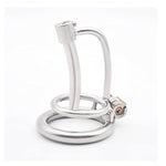 Penis Cage Male Chastity Device Lock With 3 Catheters Stainless Steel Chastity Cage Hollow Breathable Rings Men Sissy Bondage Set (45Mm)