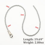 Urethral Sounds Stainless Steel Beads Catheter Dilator 19.69" Smooth Penis Insert Stimulation Urethral Sounding Toys Catheter Stretching Male Masturbation Rod(6mm)