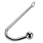 Metal Anal Hook Butt Plug With Smooth Ball Anal Plug Butt Plug Prostate Massage Fetish Bondage Hook Sex Toys Steel Anal Rope Hook Bondage With Anal Ball Sex Games