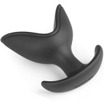 V-Shaped Opening Anal Plug Silicone Butt Plug Male Female Sex Toy Black