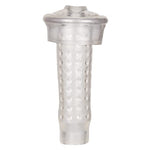 Optimum Series Stroker Pussy Pump Sleeve - Male Silicone Masturbation Sleeve - 6.25 Inch Adult Masturbator Sex Toy – Clear, 1 Count