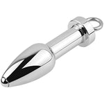 Metal Stainless Steel Detachable Hanging Ring Enema Anal Plug Anal Dilation Flushing Device Adult Sex Toy