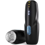 Male Masturbator Sex Toys For Men - Adult Toys Penis Pump With 8 Thrusting & 8 Spinning Modes, Pocket Pussy Male Stroker With 3D Realistic Sleeves & Indicator, Blowjob Toy Mens Sex Machine
