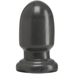 Doc Johnson American Bombshell - Shell Shock (Small) - Vac-U-Lock Compatible Dildo/Butt Plug - for Adults Only, Gunmetal Grey