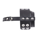 Leather Cock Ring Chastity Cock Cage Strap Adjustable Chastity Belt Testicle Toys For Men, Male Scrotum Separator Cock Ball Torture Restraints Bdsm Men Chastity Cage Belt For Couples