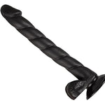 Super Long Screw Dildos Giant Anal Beads Plug Thread Penis For Man Woman And Couples Sex Toys, Black