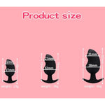 Sex Toy Silicone Anal Plug Sex Anal Exercise Beads Anal Training Butt Plug Anal Toy Anal Trainer For Beginner Sexual Stimulation Device Butt Plug For Male