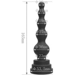 Versatile Anal Beads & Plug Dildo With Suction Cup - Perfect As Prostate Massager And Male Adult Toy, Ideal Sex Toys For Beginners & Experienced Users, Premium Black Design