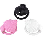 Male Cock Cage Small Penis Cage Pink Black Sex Toy Chastity Devices Chastity Lock Design Bdsm Toys For Couples Sex (Pink)