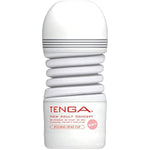 TENGA TOC-203S Gentle Rolling Head Pre-Lubricated Male Masturbator Vacuum Cup with Powerful Suction White