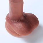 5-Inch Small Thin Dildo for Beginners: Realistic, Non-Porous Silicone, with Strong Suction Cup - Ideal Adult Penis Toy for Women, Gay, and Couples - Insertable 4 Inch Consoladores. No.32.