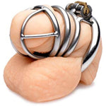 The Pen Deluxe Stainless Steel Locking Chastity Cage