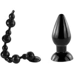 14In Anal Beads(S), 4.4In Flexible Butt Plug(S), Tpe Anal Plug Vaginal Anus Dilator Prostate Massage Adult Erotic Sex Toys For Beginners (S)