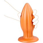 Liquid Silicone Anal Plug Ultral Soft Big Butt Plug Anus Dilator Prostate Massage For Advanced Experience Men Women (M)