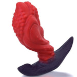 Shark-Shaped Anal Plug with T-Shaped Base and Raised Stimulation Points for Men's Prostate Massager
