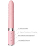 AME First Love (Soft Silicone Telescopic Vibrator, 10 Vibration Modes, Heating Function, USB Rechargeable)