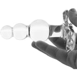Beaded Butt Plug With Lube 1Oz | Anal Sex Toys | Anal Plugs | Glass Butt Plugs